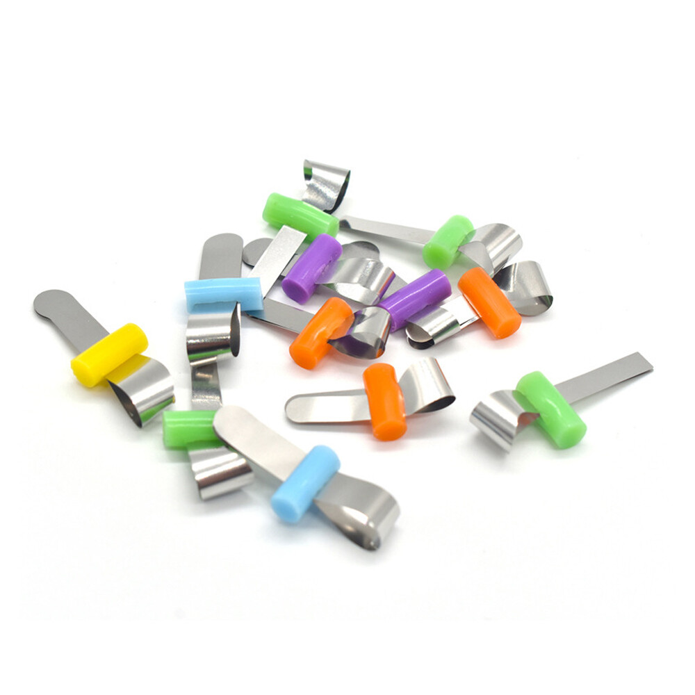 100Pcs Mixed Dental Auto-matrix Forming Sheet Retainerless Matrices Bands US