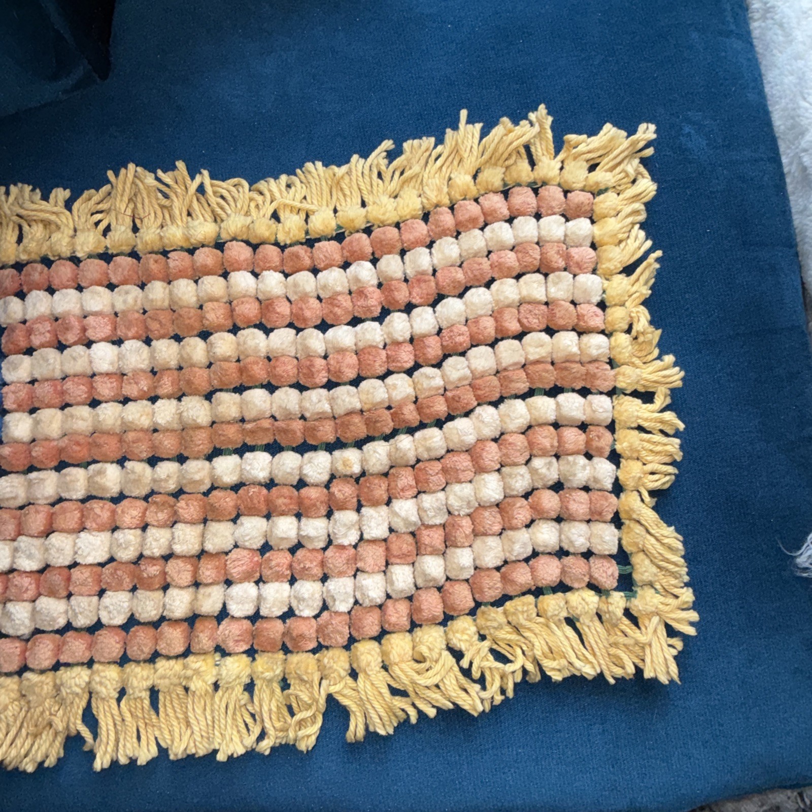 Victorian era American Country Flag Folk Art Embroidery Rare Item. 27” X 16”