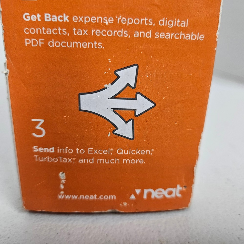 NeatReceipts Mobile Document Scanner & Digital FILE System NOB READ DESCRIPTION