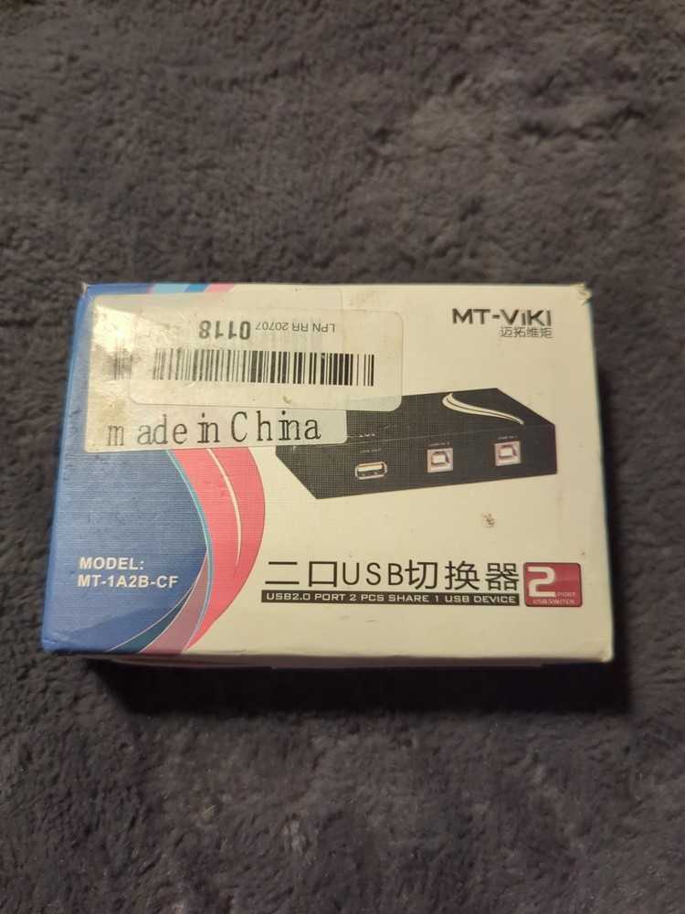 USB 2.0 Manual Switch Box HUB 2 Port Sharing PC Scanner Printer Camera Keyboard