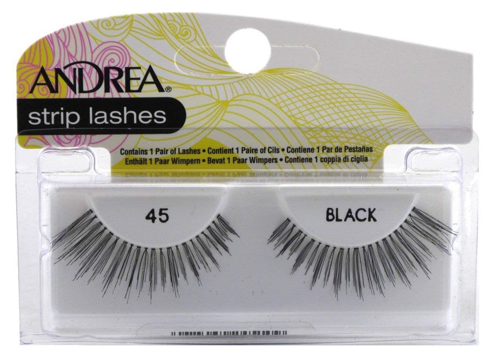 Lashes Strip Style 45 Black (6 Pack)