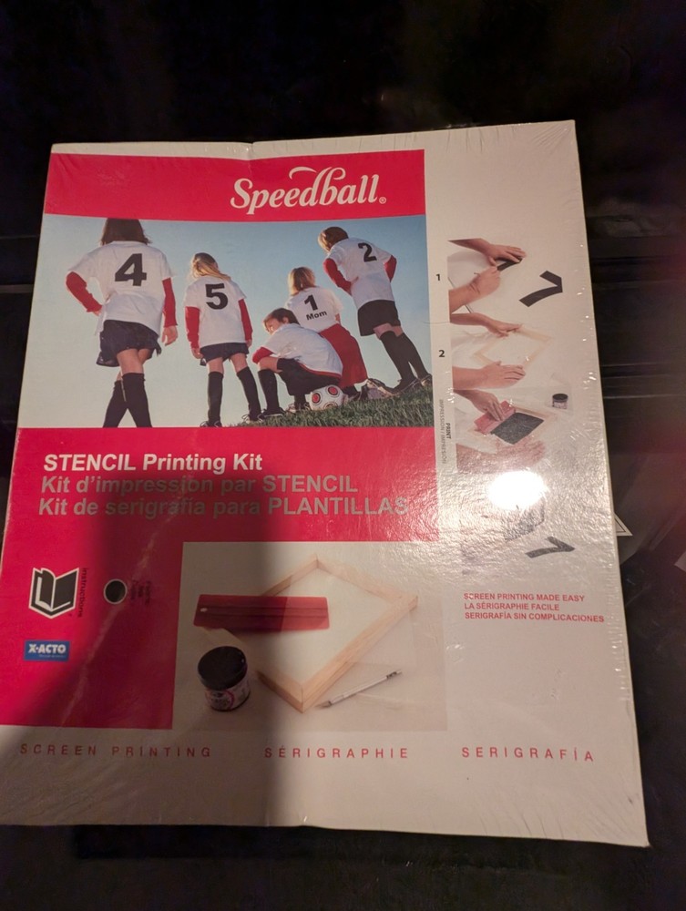 Speedball Basic Fabric Screen Printing Super Value Kit New
