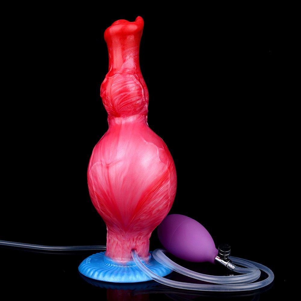 Inflatable Ejaculating Dildoe Realistic Squirting With Suction Cup Use Lubricate