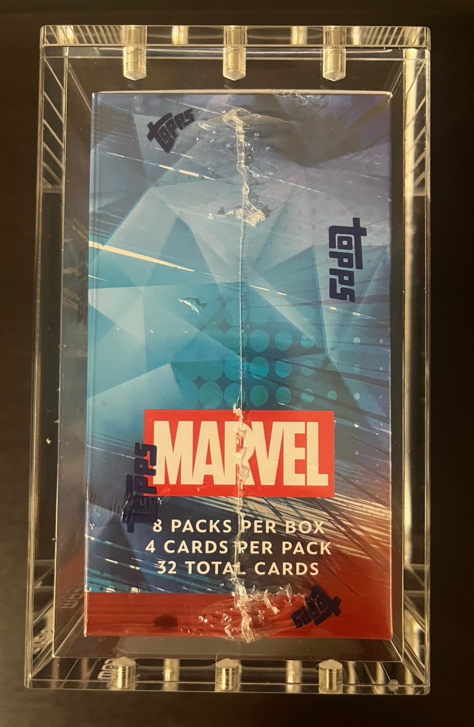 Acrylic Display Case Magnetic Lid FITS 2025 Topps Chrome VeeFriends Sapphire Box