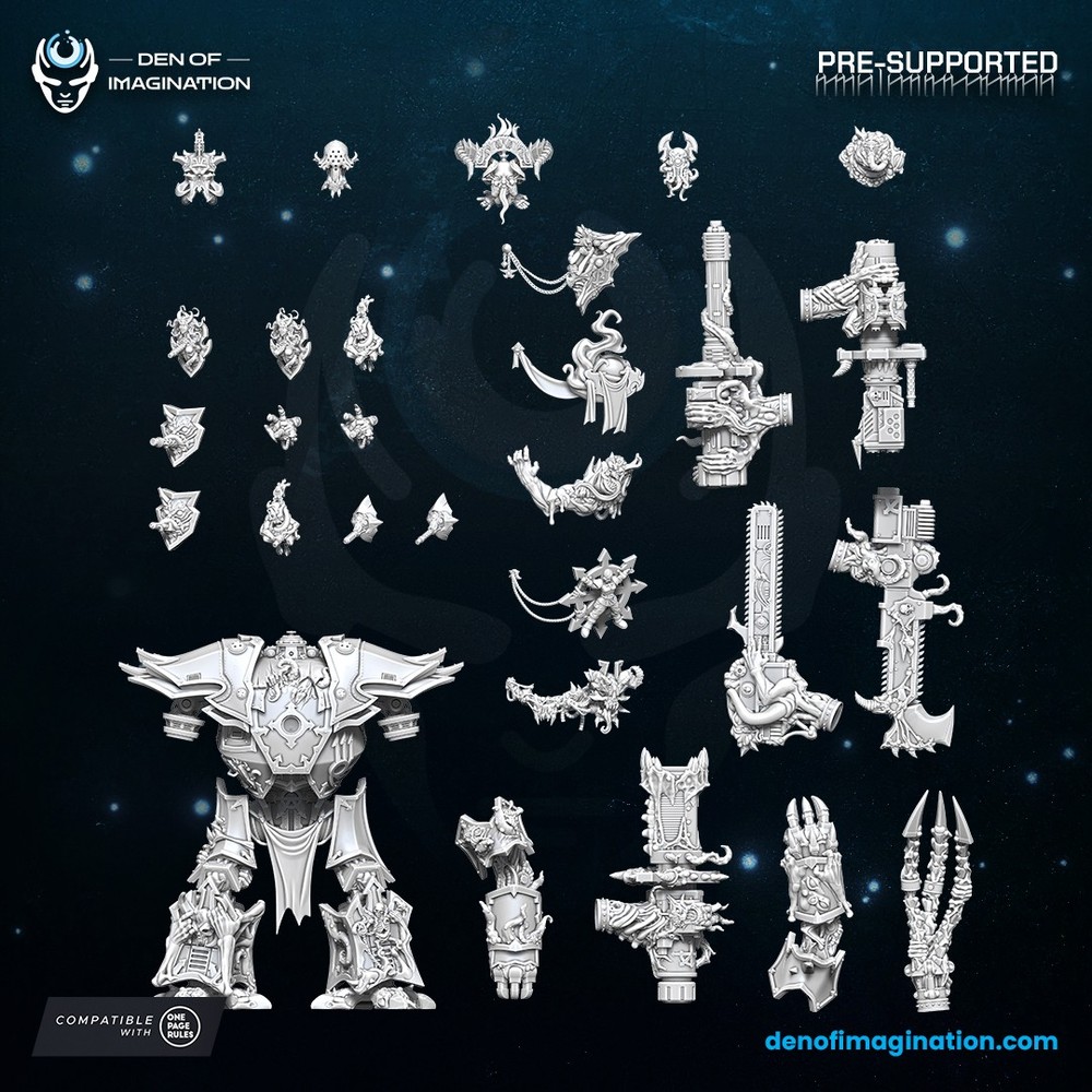 PLAGUE BLESSED INFERNAL MECH (8 WEAPONS)