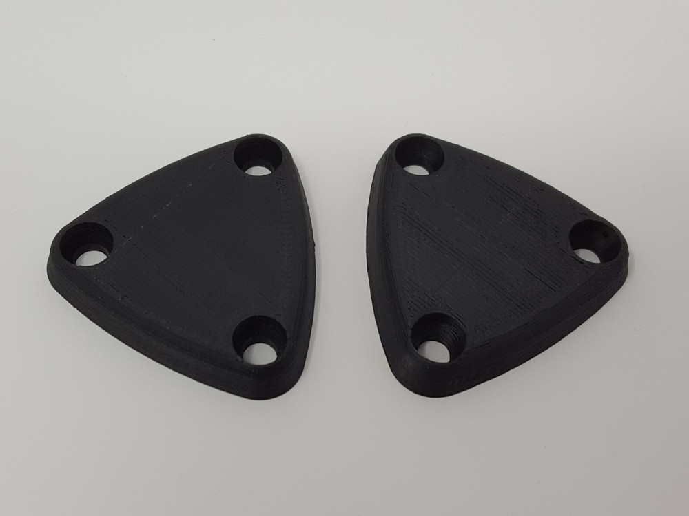 93-02 Camaro Firebird Fiero Sun Visor Delete Plates blanking plug chevy pontiac