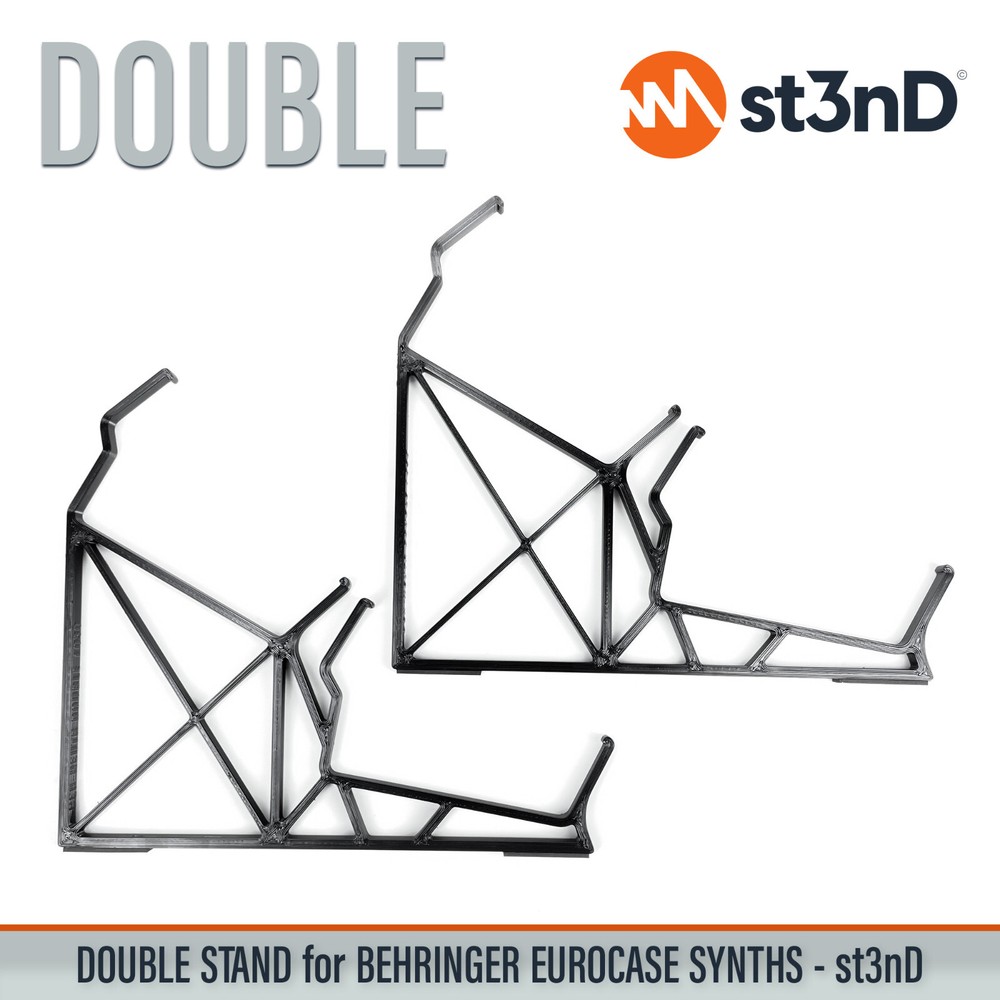 DOUBLE STAND for BEHRINGER EUROCASE INSTRUMENTS AND SYNTHS - 3D Printed