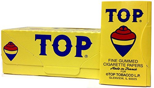 Top Rolling Papers Fine Gummed Cigarette Papers (Full Display Box - 24 Booklets)