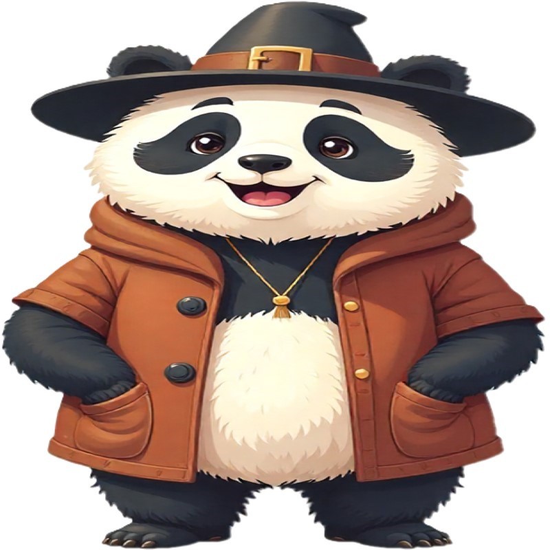 30 Custom Thanksgiving Panda Personalized Address Labels