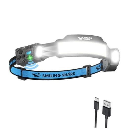 TS-4 Headlamp, Dual Spotlight with 4X Floodlight & Strobe LED Head 1 PACK