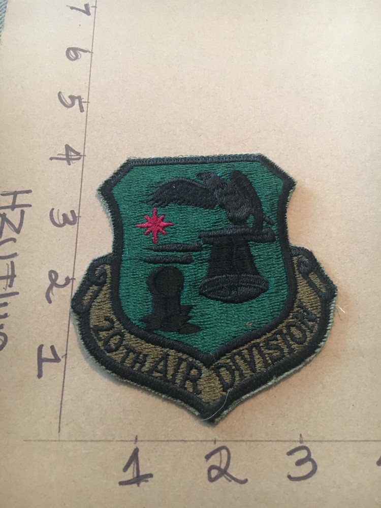 USAF 20th Air Division Squadron subdued patch 5/30/25