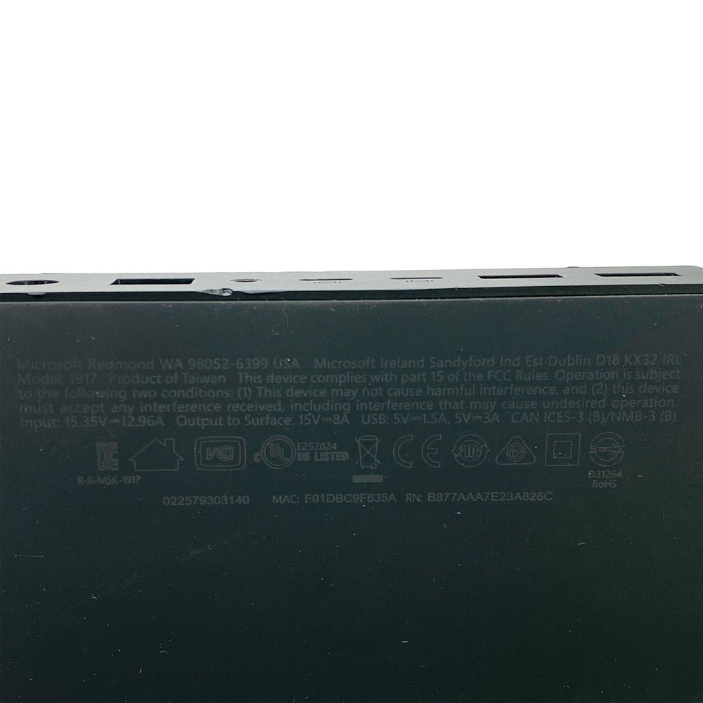 Surface Dock 2 Model 1917 Docking Station for Surface Pro 6 7 8 9 7+ NO Adapter