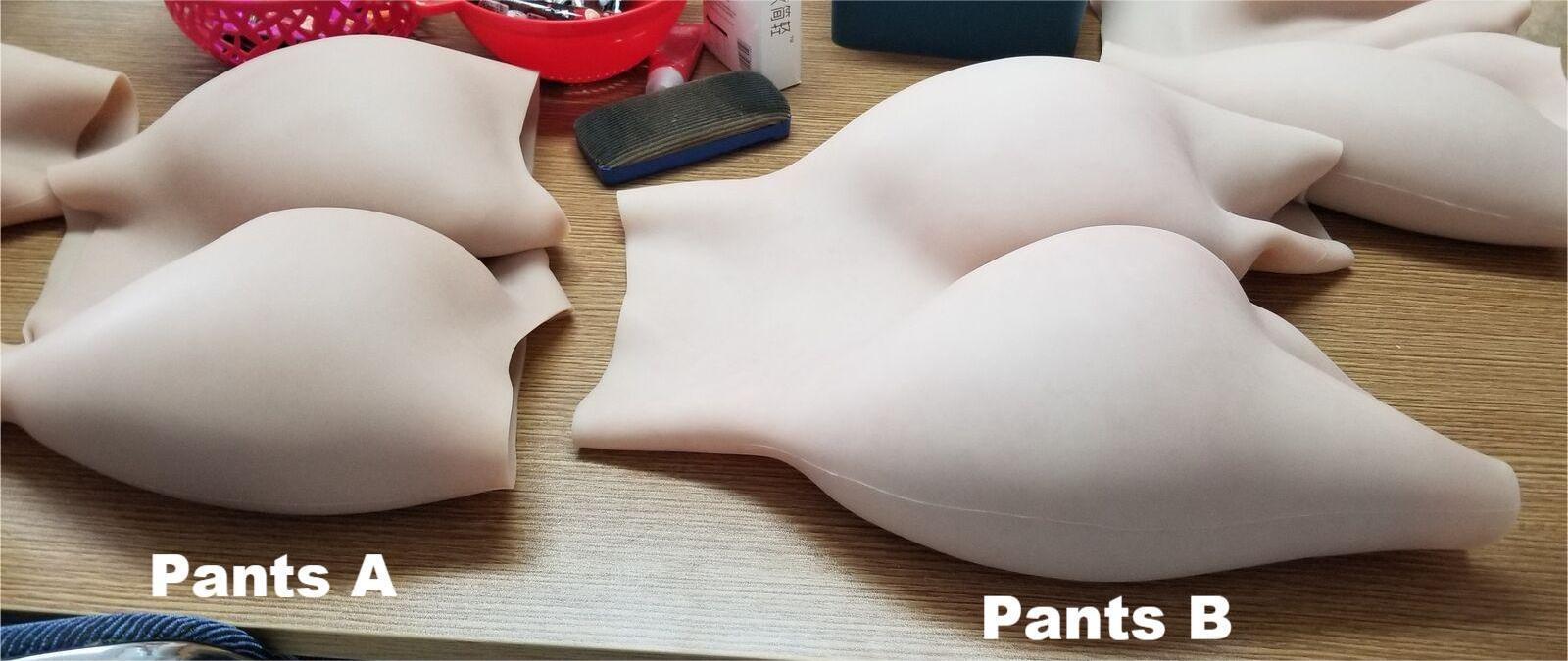 Silicone Pants Thicken Hip Shaping fake panty Vagina Underwear For Crossdresser