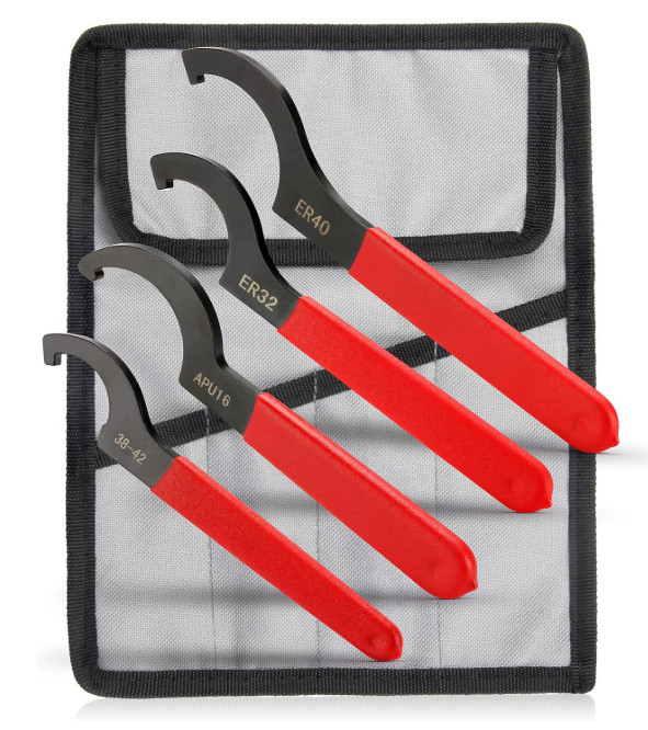 4Pcs Coilover Spanner Wrench Set, Professional Sturdy Universal Adjustment Wrenc