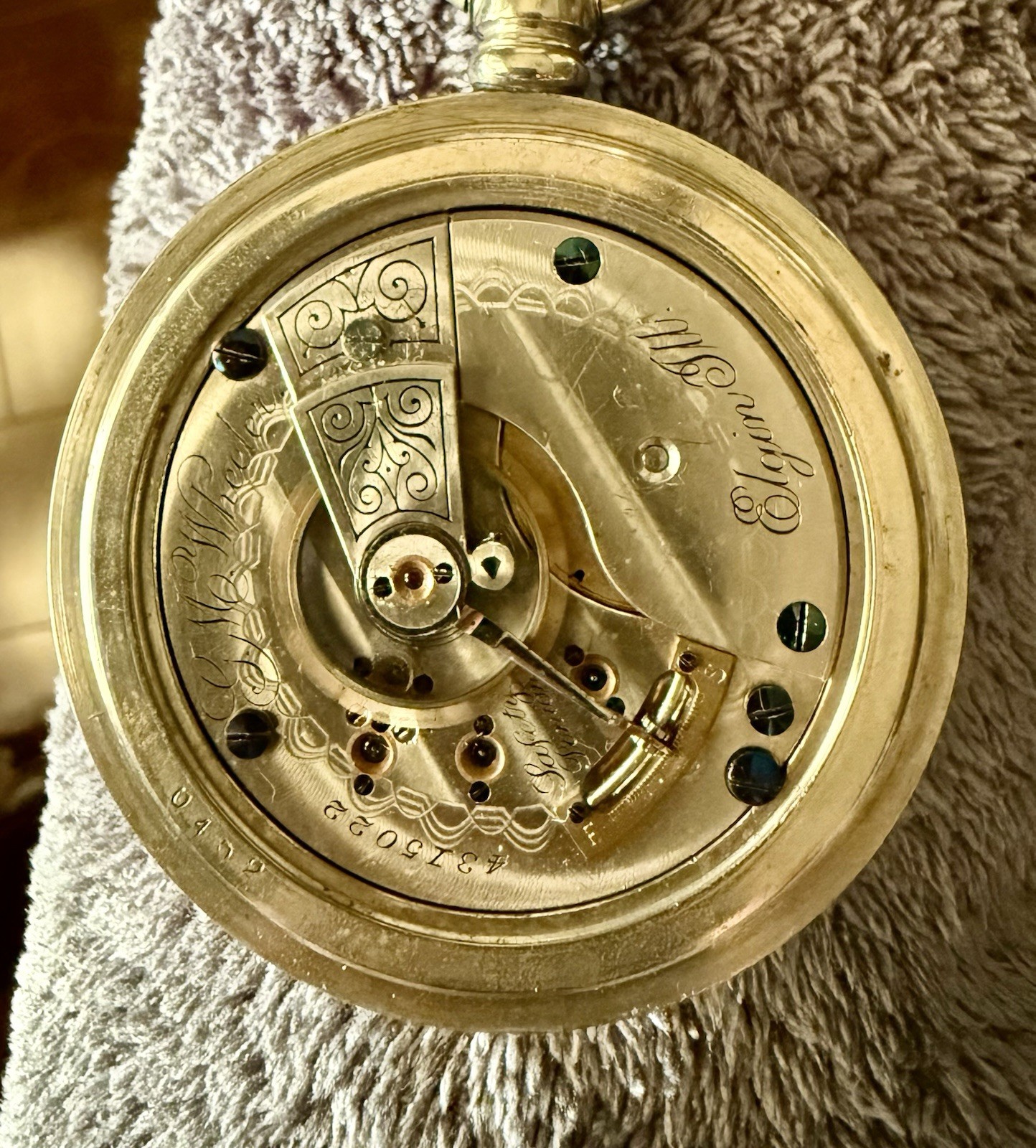 elgin model 5 pocket watch GM wheeler Pocket Watch