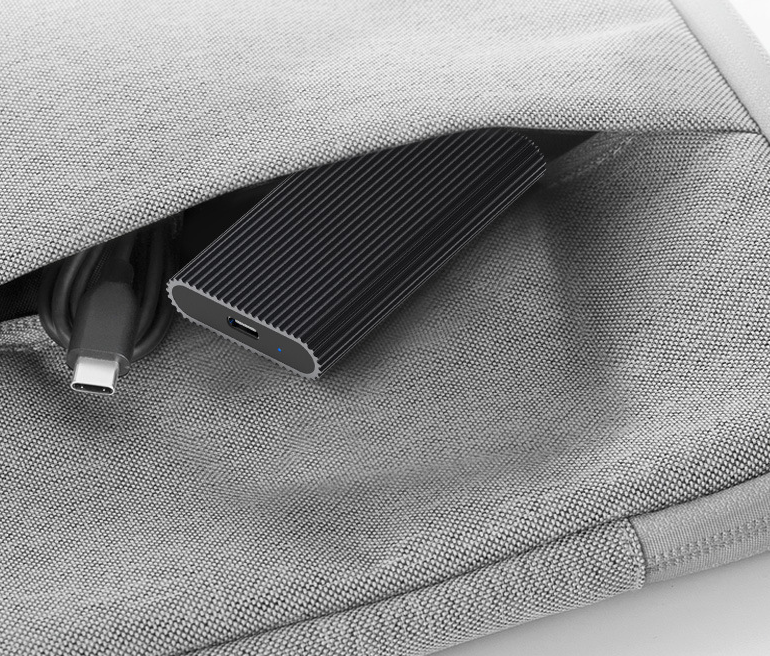 MSATA type-C to USB 3.1 laptop computer solid state SSD mobile hard disk box