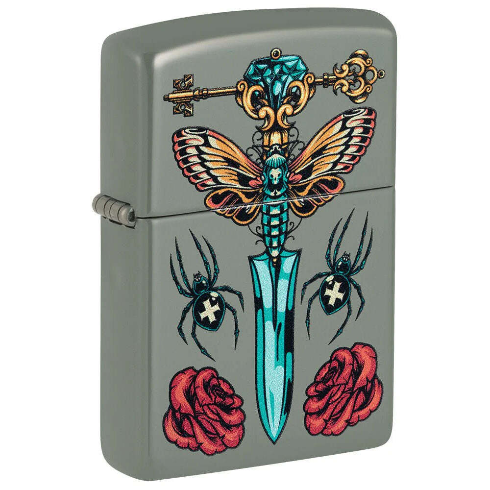 Zippo Gothic Dagger Design