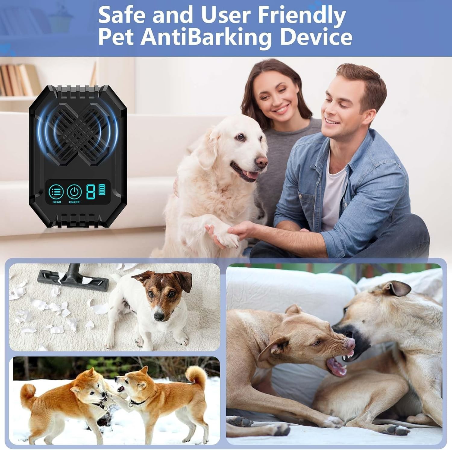 Dispositivo Ultrasonico Control De Ladridos De Perros Dispositivo Antiladridos