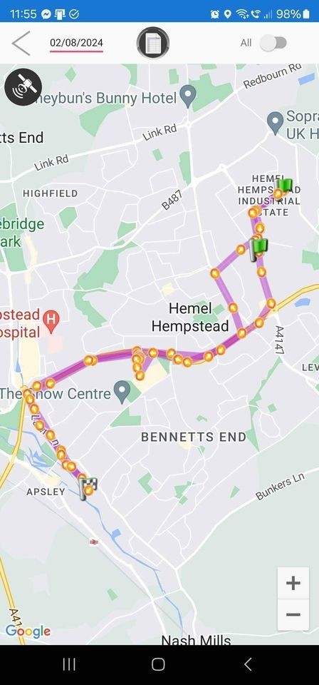 LIVE EVERY 5 MINS GPS TRACKER