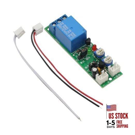 Adjustable Cycle Timer Delay On/Off Switch Power Supply Relay Shield DC 12V