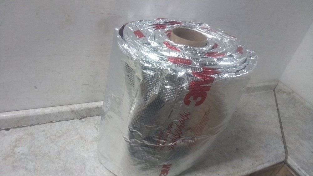 3M PLENUM-WRAP-5A+(24") 24 In Width 50 Ft Length Silver Firestop Strip