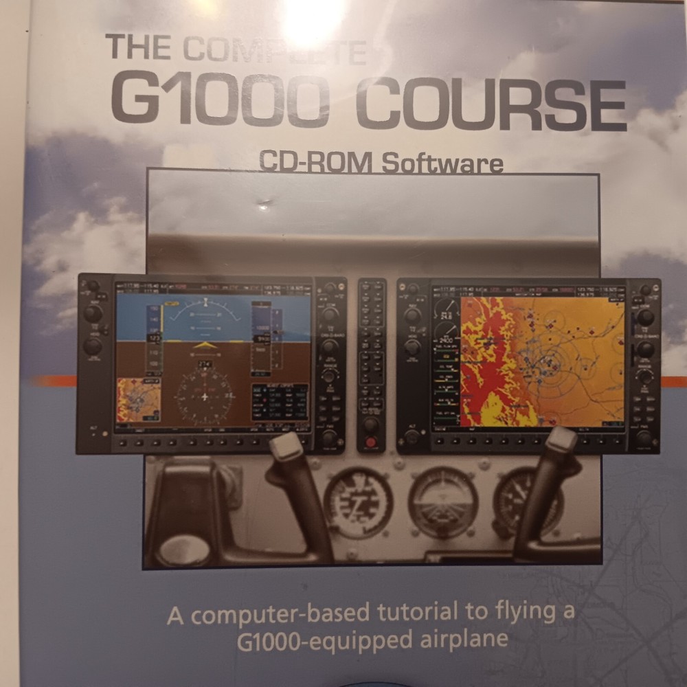 The Complete G1000 Course CD-ROM Software 2007 Tutorial Flying G1000 Airplane