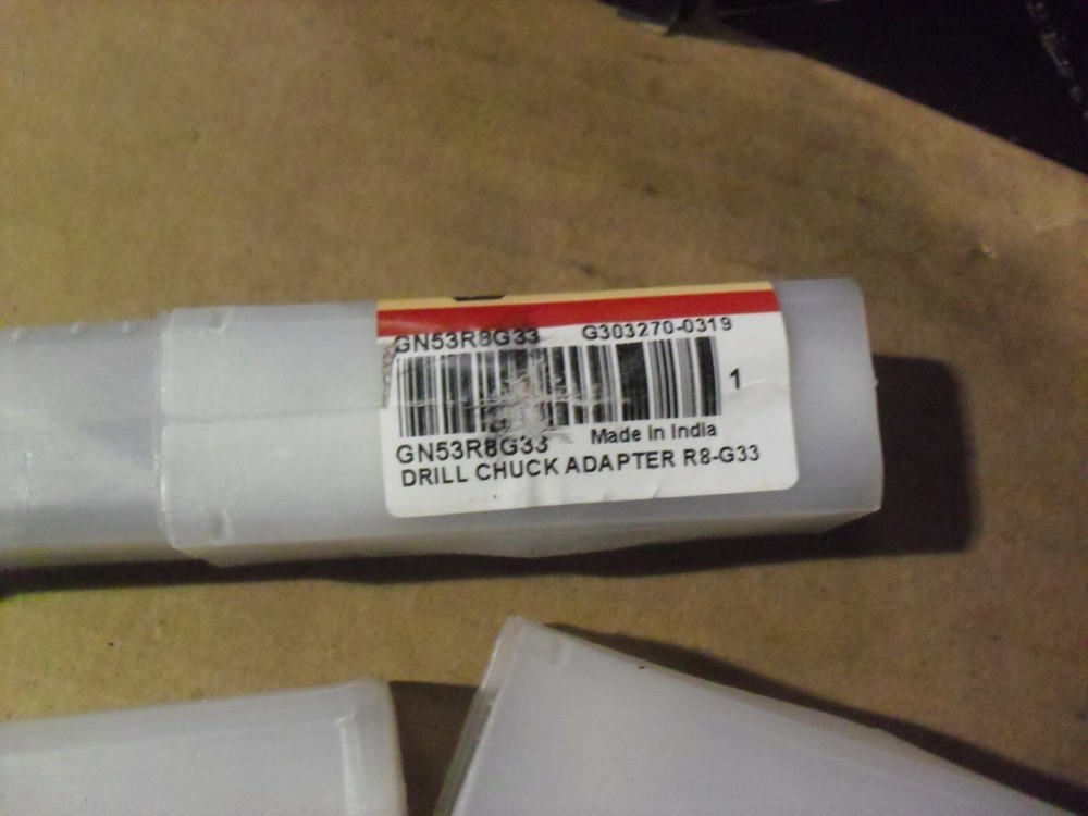 TWO !!! Ozar R8-G33 Drill Chuck Adapters