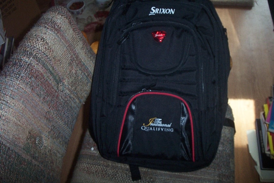 BRAND NEW SRIXON BACKPACK - BLACK - NEW 2017 - BACK PACK The Invitational