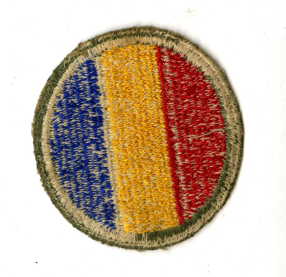 Replacement and Schools Command White Back Patch WWII Original