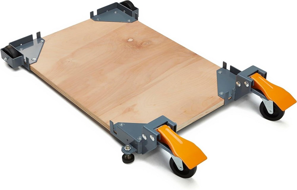 Mobile Base Kit Heavy Duty Adjustable Rolling Set Dolly Roller Frame and Casters