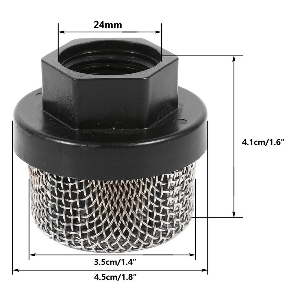 Sprayer Accessories Suction Hose Filter InletFilter Strainer G3/4Thread