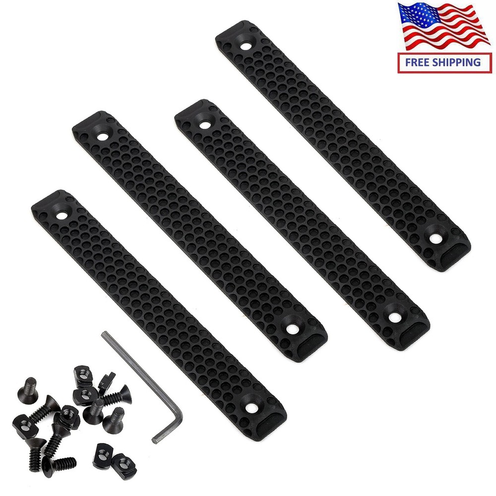 4Pc rail  Protection Rail Protector Cover Panel Fit For MLOK System