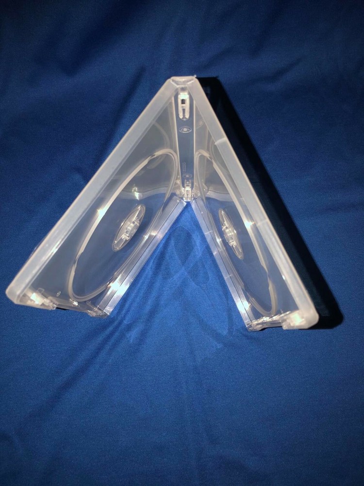 DVD COVER / CASES CLEAR - SINGLE 2 DISC - 14MM - QUANTITY 2 ONLY - SIDE BY SIDE