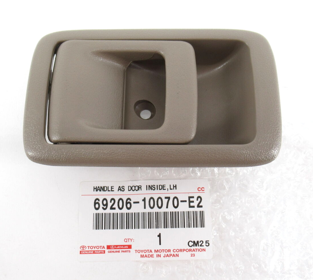 Genuine OEM Toyota 69206-10070-E2 Driver Inside Door Handle Oak
