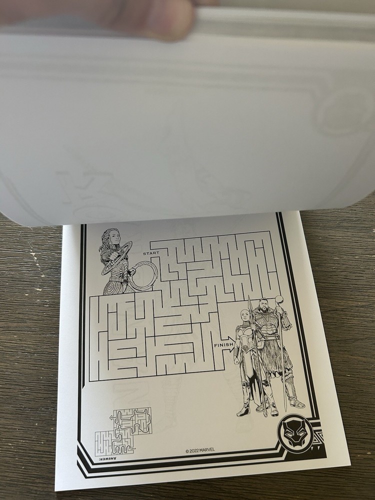 Black Panther Wakanda Forever Create-A-Scene Sticker Activity Pad Marvel