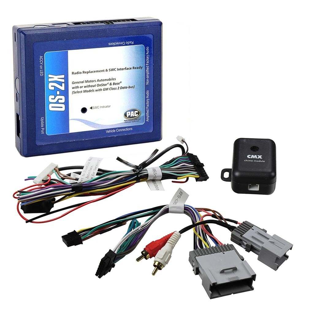 PAC OS-2X FACTORY RADIO REPLACEMENT INTERFACE FOR GM W/ ONSTAR & BOSE RETENTION