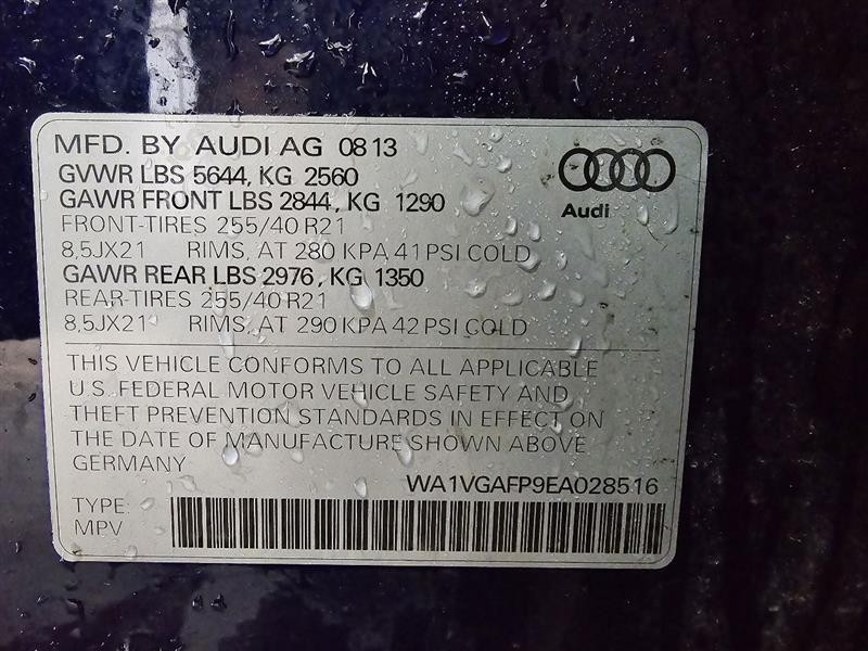 Used Blind Spot Detection System Warning Control Module fits: 2014 Audi SQ5 Driv