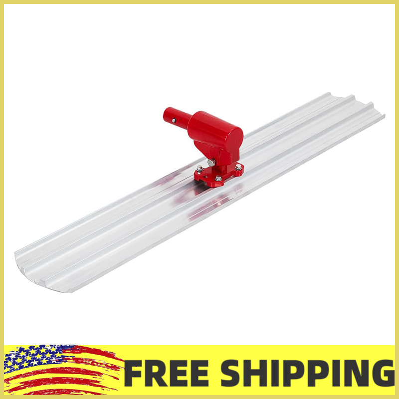 48"Bull Float Magnesium Concrete Float Round End Aluminum Tool W/Float Bracket