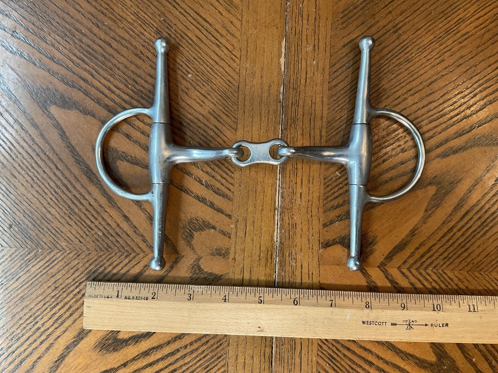 5" Full Cheek Egg Butt Snaffle Bit Stainless Steel C3