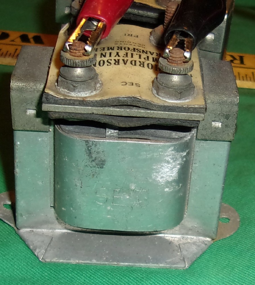 (2) Thordarson Amplifying Transformers Open Winding Radio/Audio (1920's)
