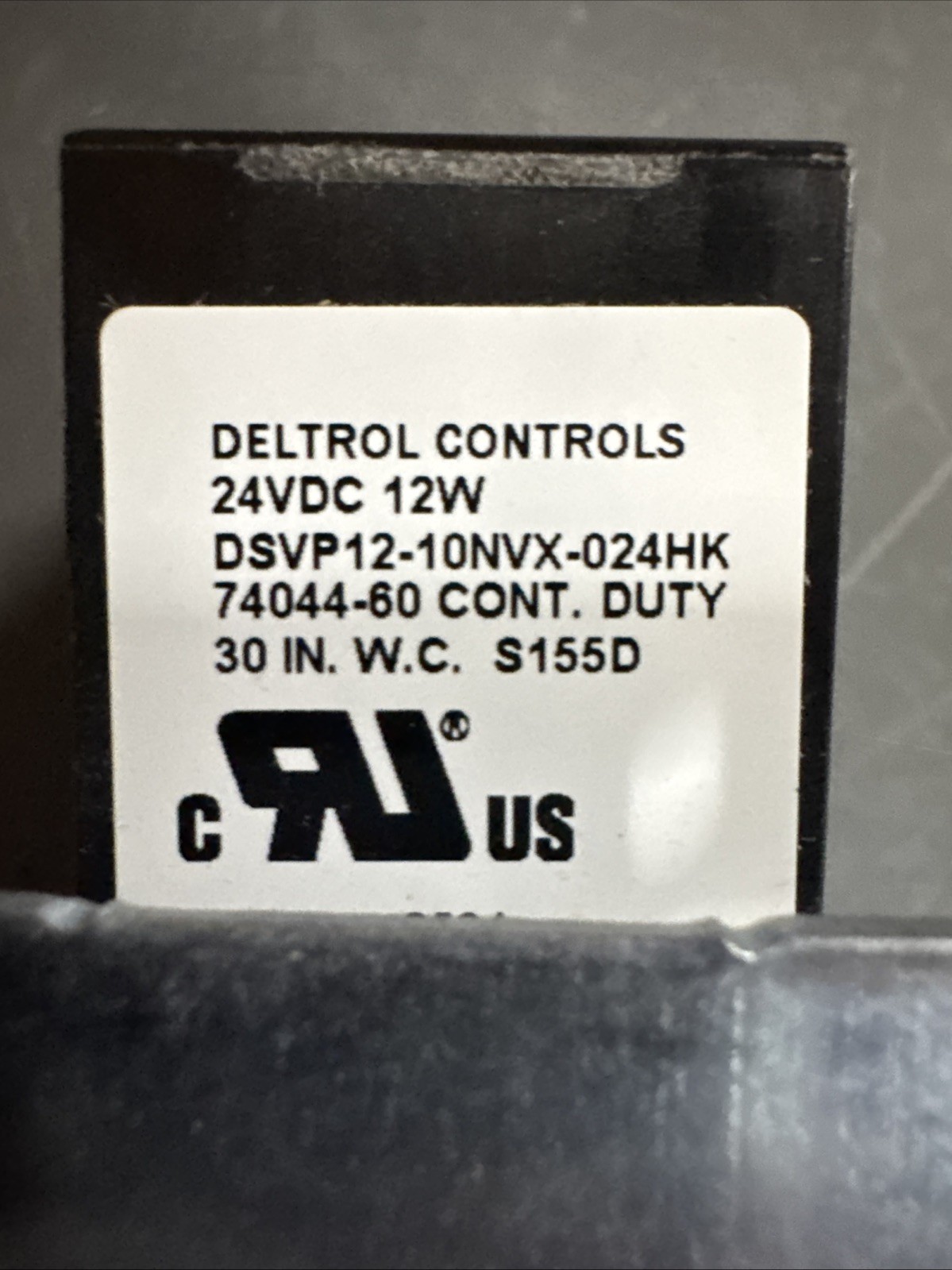 TENNANT COMPANY PARTS DSVP12-10NVX-024HK 24 Volt Water Solenoid Valve 24V 04