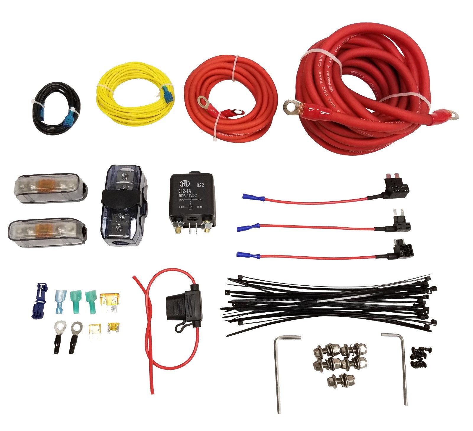 airmaxxx Dual Compressor Wire Install Kit Air Ride Suspension Fits Viair