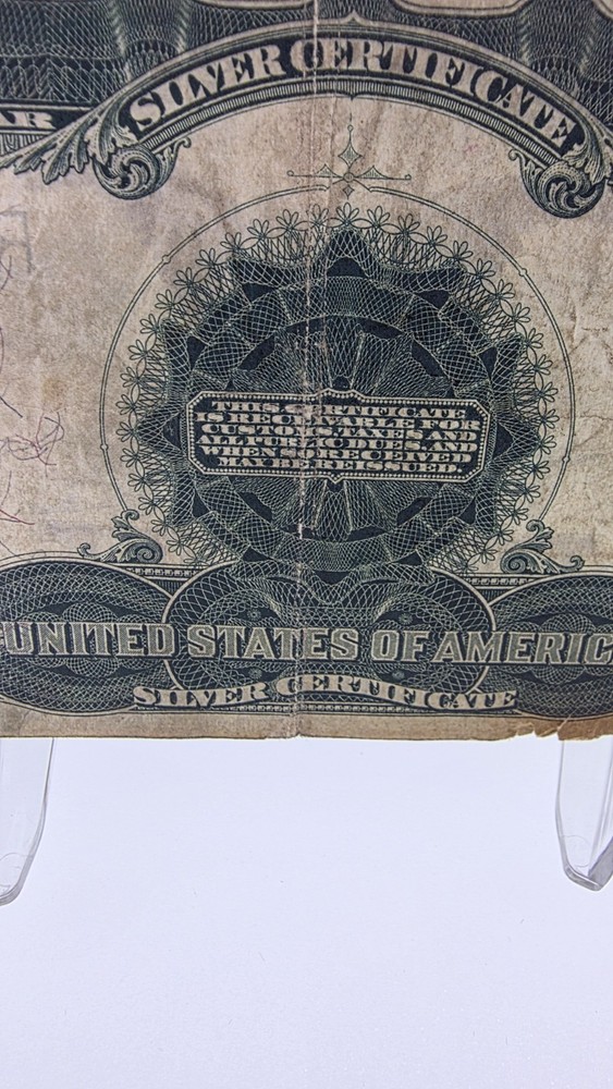 1899 United States Silver Certificate Black Eagle Circulated Large Size Note