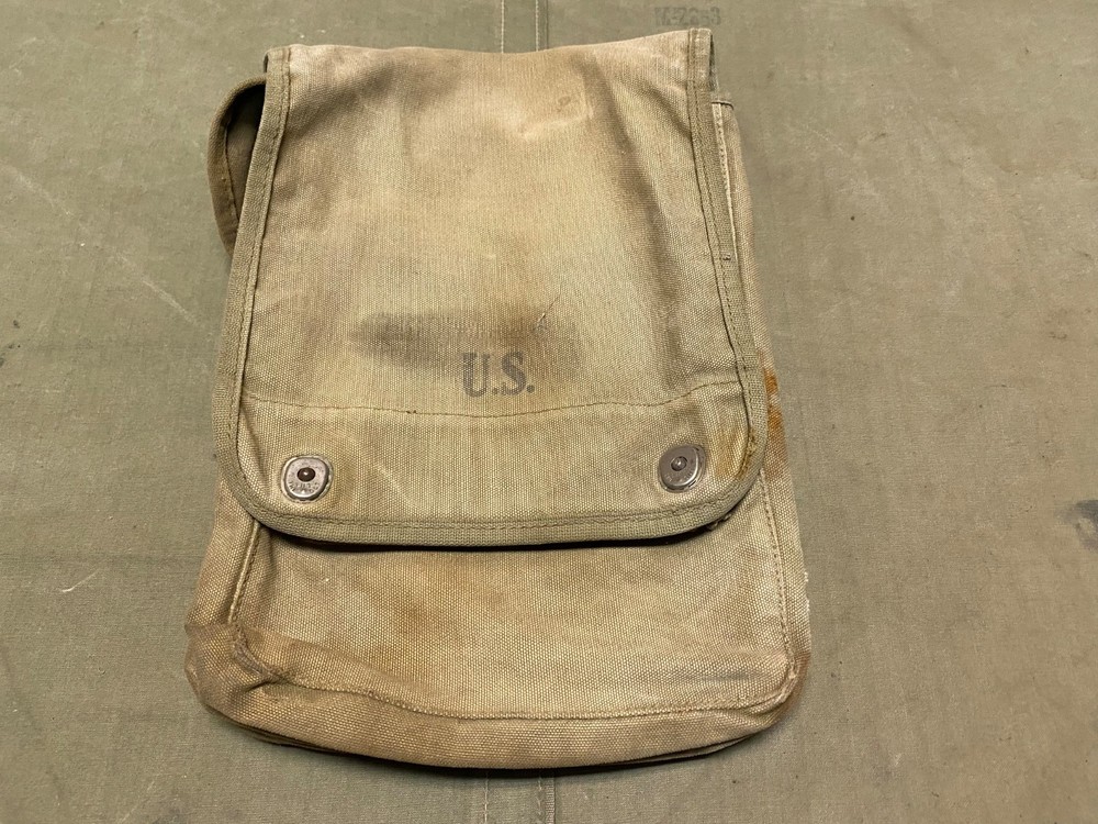 ORIGINAL WWII US ARMY INFANTRY M1938 OFFICER NCO MAP CARRY CASE-BOYT, 1943