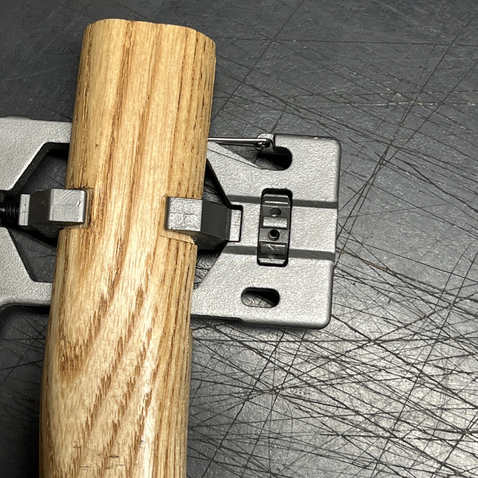 Klecker KLAX Lumberjack 3.75" Stainless Steel Axe Head Multi-Tool -Wooden Handle