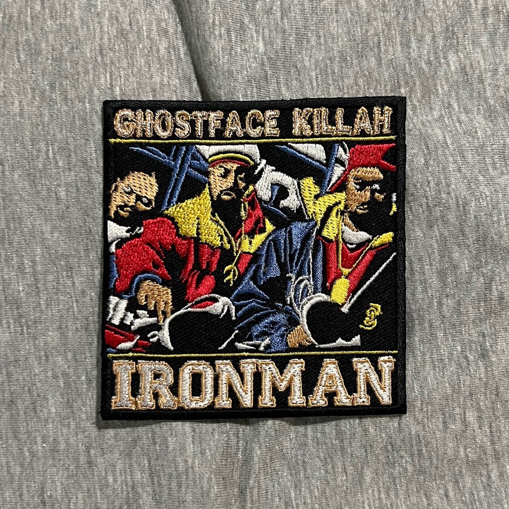 Ghostface Killah Patch - Wu Tang Clan - Method Man - Ironman Raekwon 36 Chambers