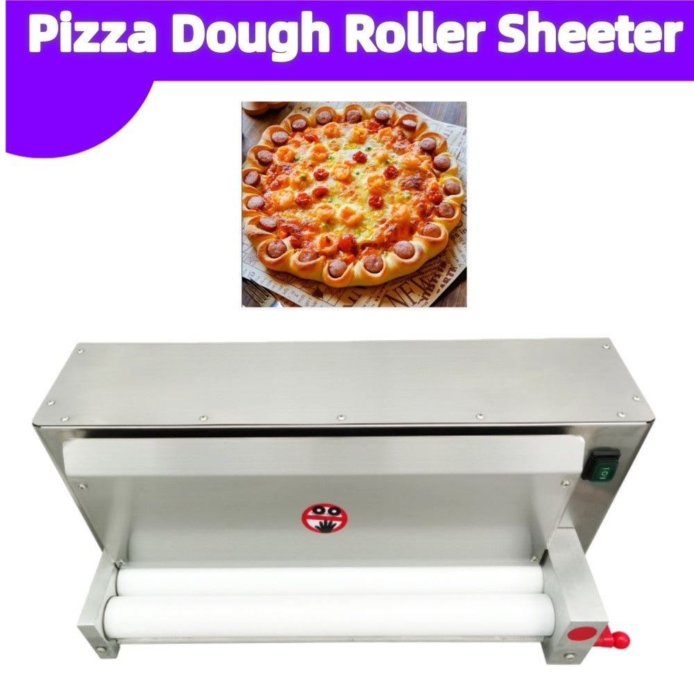4-19" Electric Pizza Processing and Making Machine Dough Rolling Machine