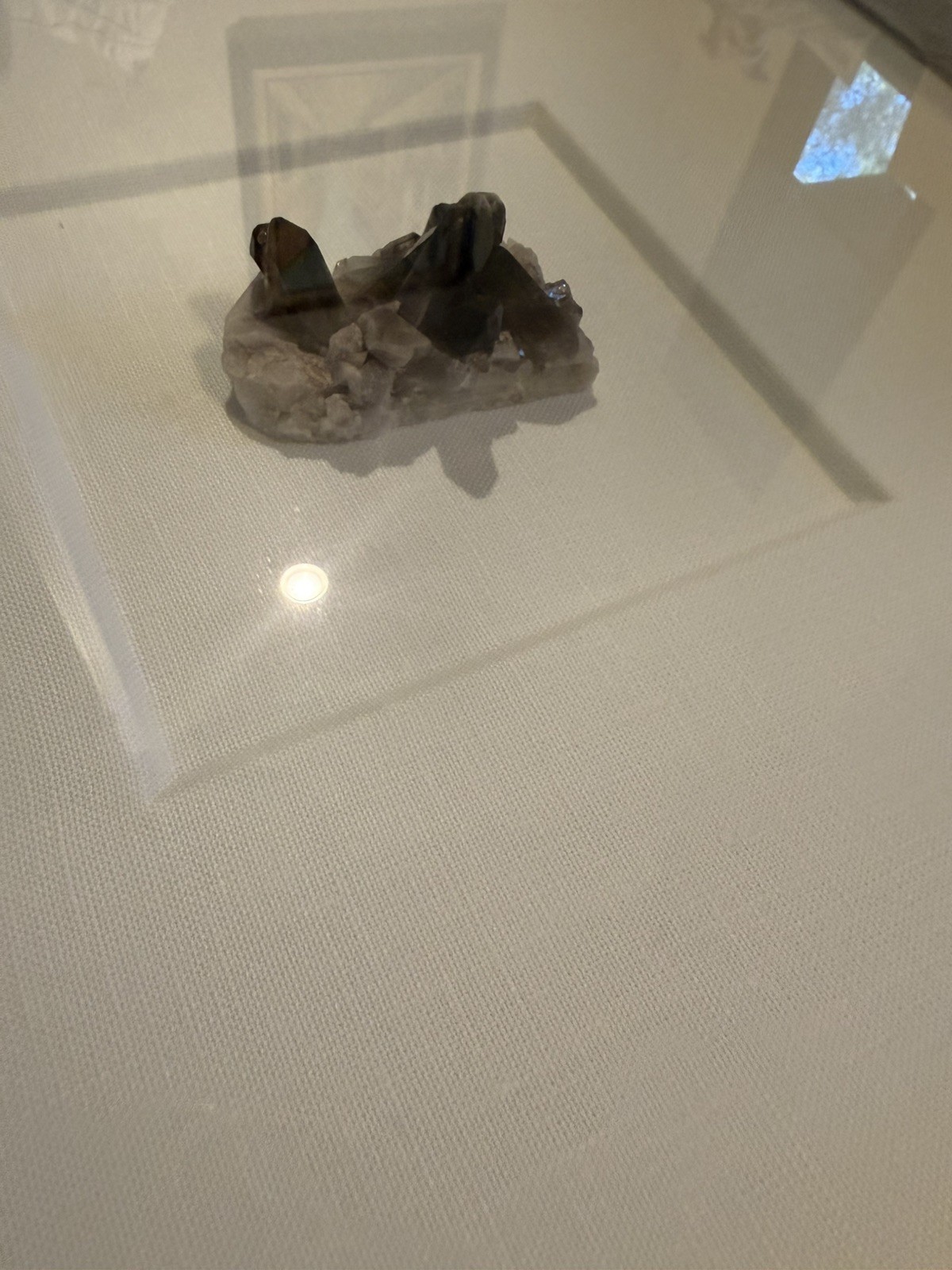 Restoration Hardware NATURAL CRYSTAL ON LINEN - SMOKY QUARTZ