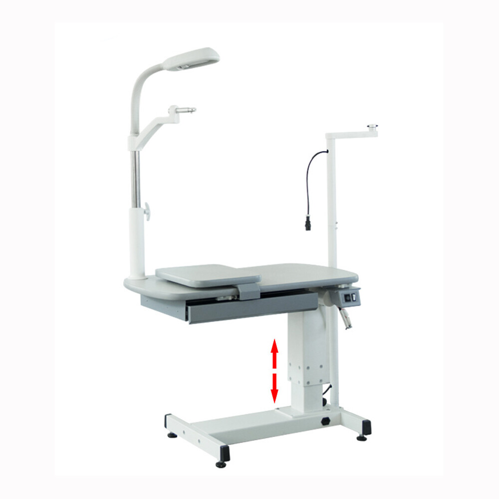 Automatic Optometry Ophthalmic Eyeglass Combined Test Table Upright Pole 110V