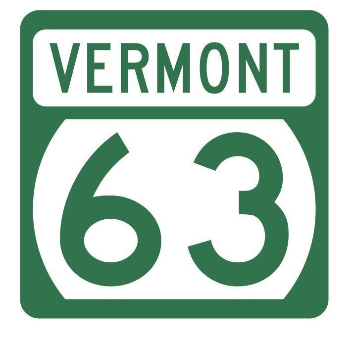 Vermont State Highway 63 Sticker Decal